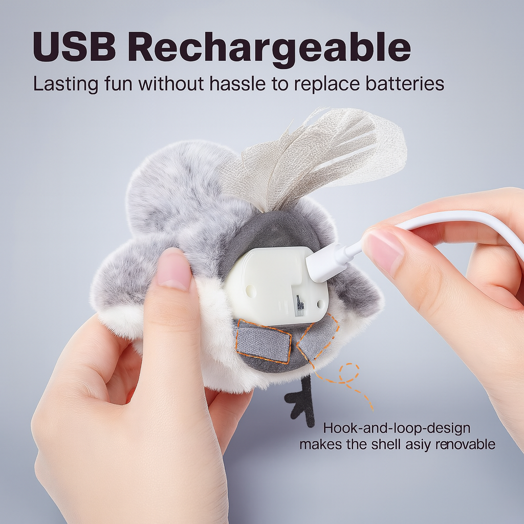 Flapping Bird Cat Toy