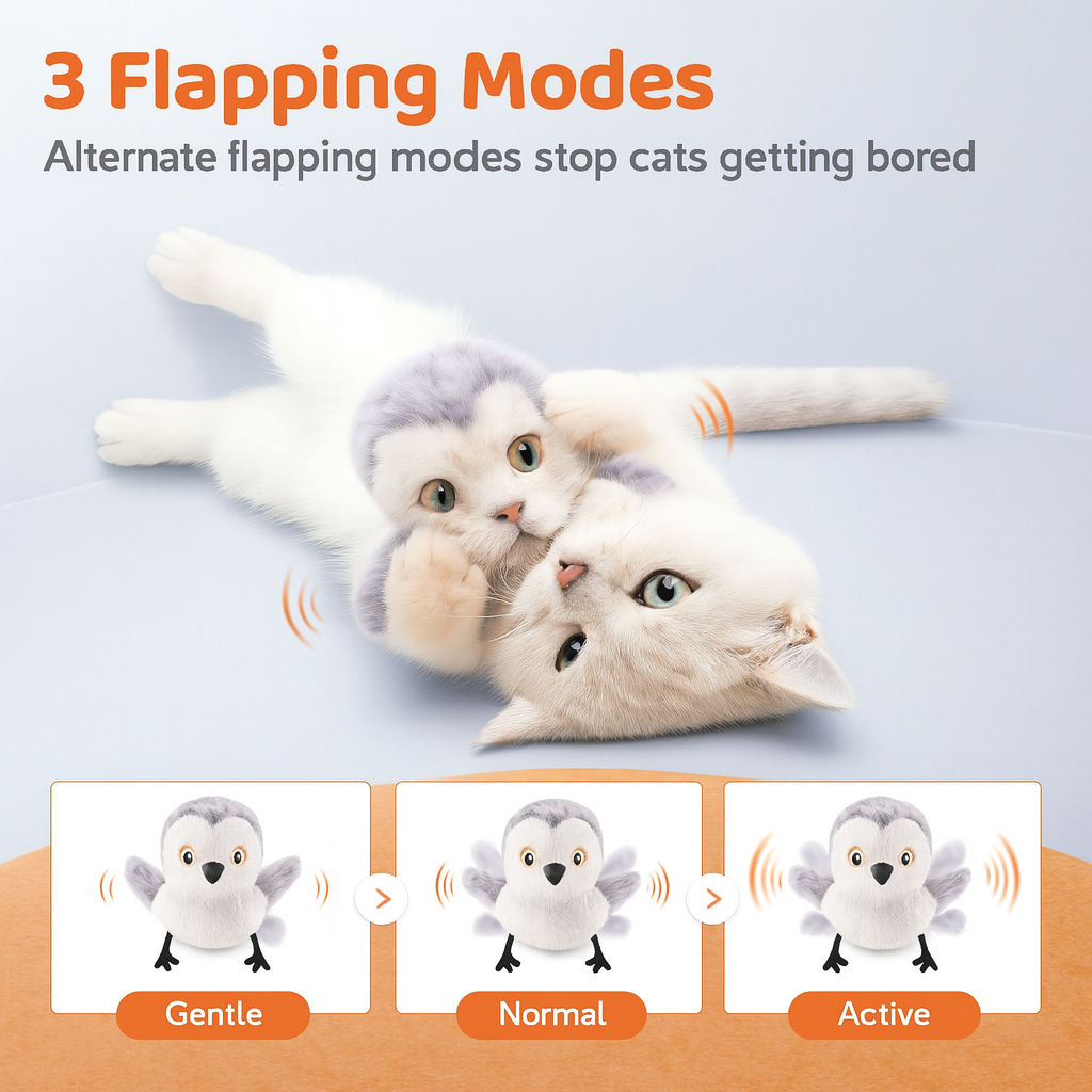 Flapping Bird Cat Toy