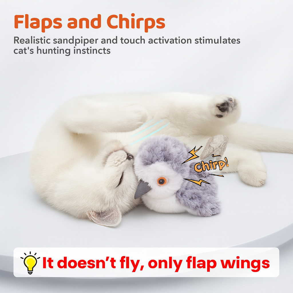 Flapping Bird Cat Toy
