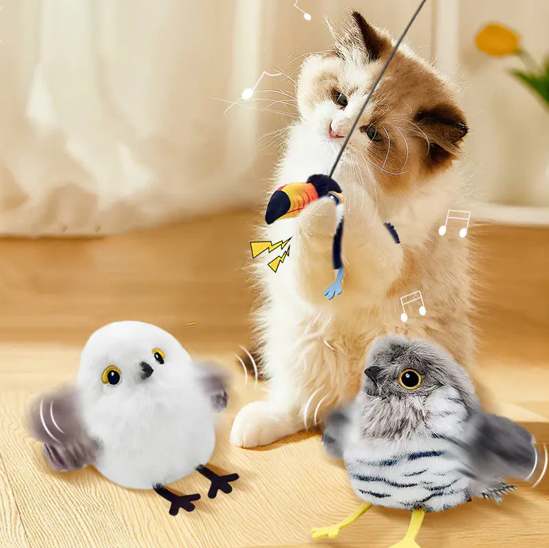 Flapping Bird Cat Toy