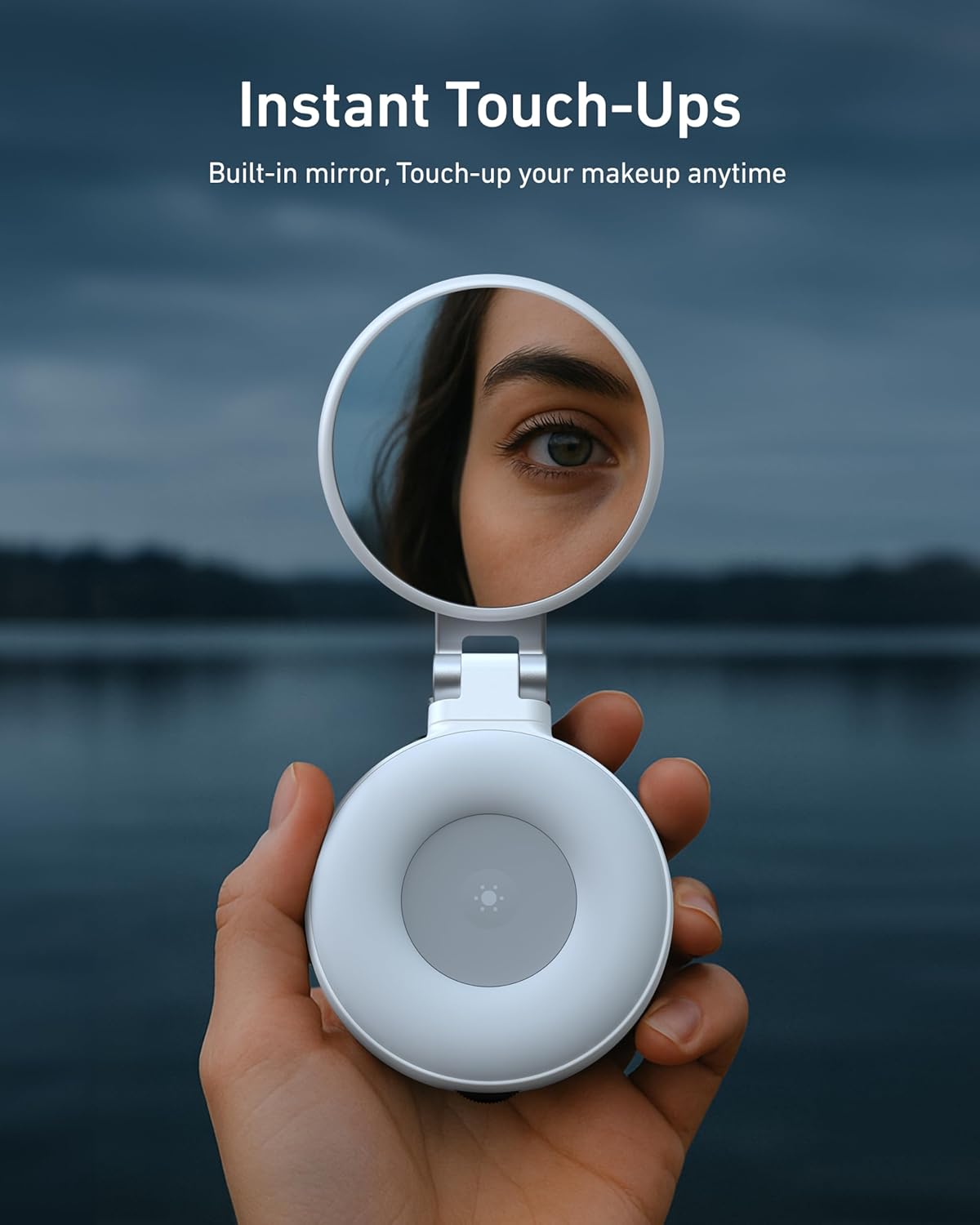 Magnetic Selfie Light with Mirror™