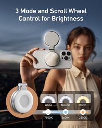 Magnetic Selfie Light with Mirror™