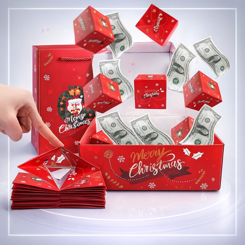 Christmas Bouncing Gift Box