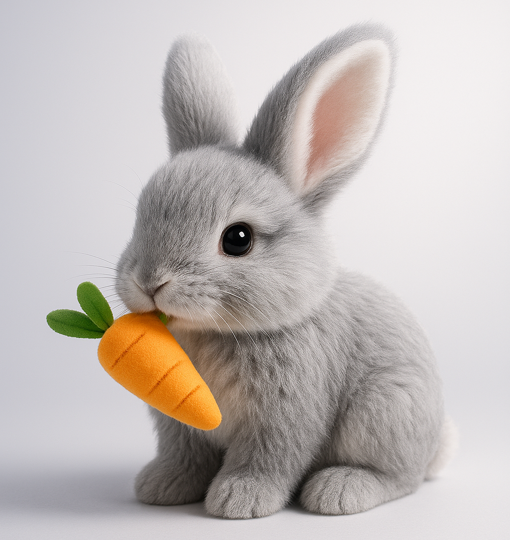 Lifelike Hopping Bunny Toy