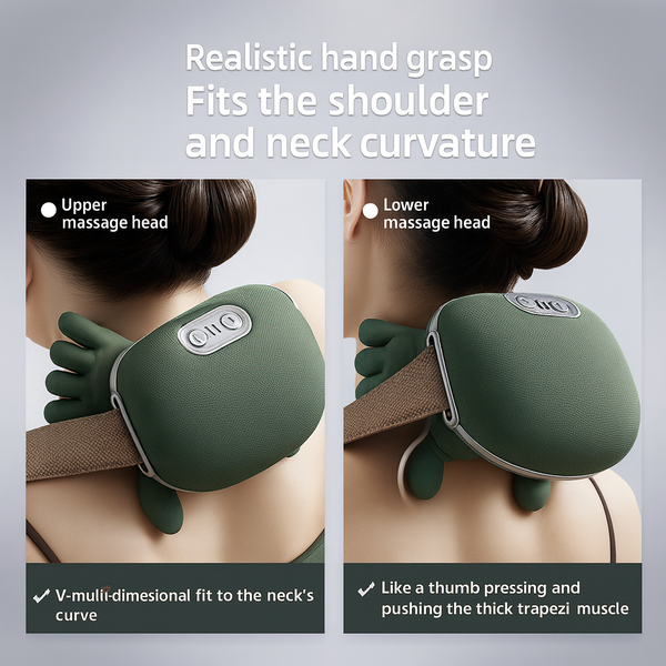 Hand Massager - For Shoulders, Necks, Lower Abdominal