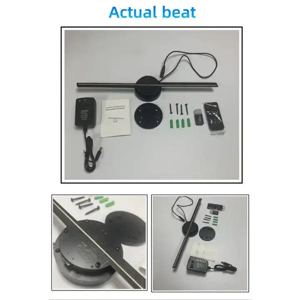 3D Hologram Fan Projector